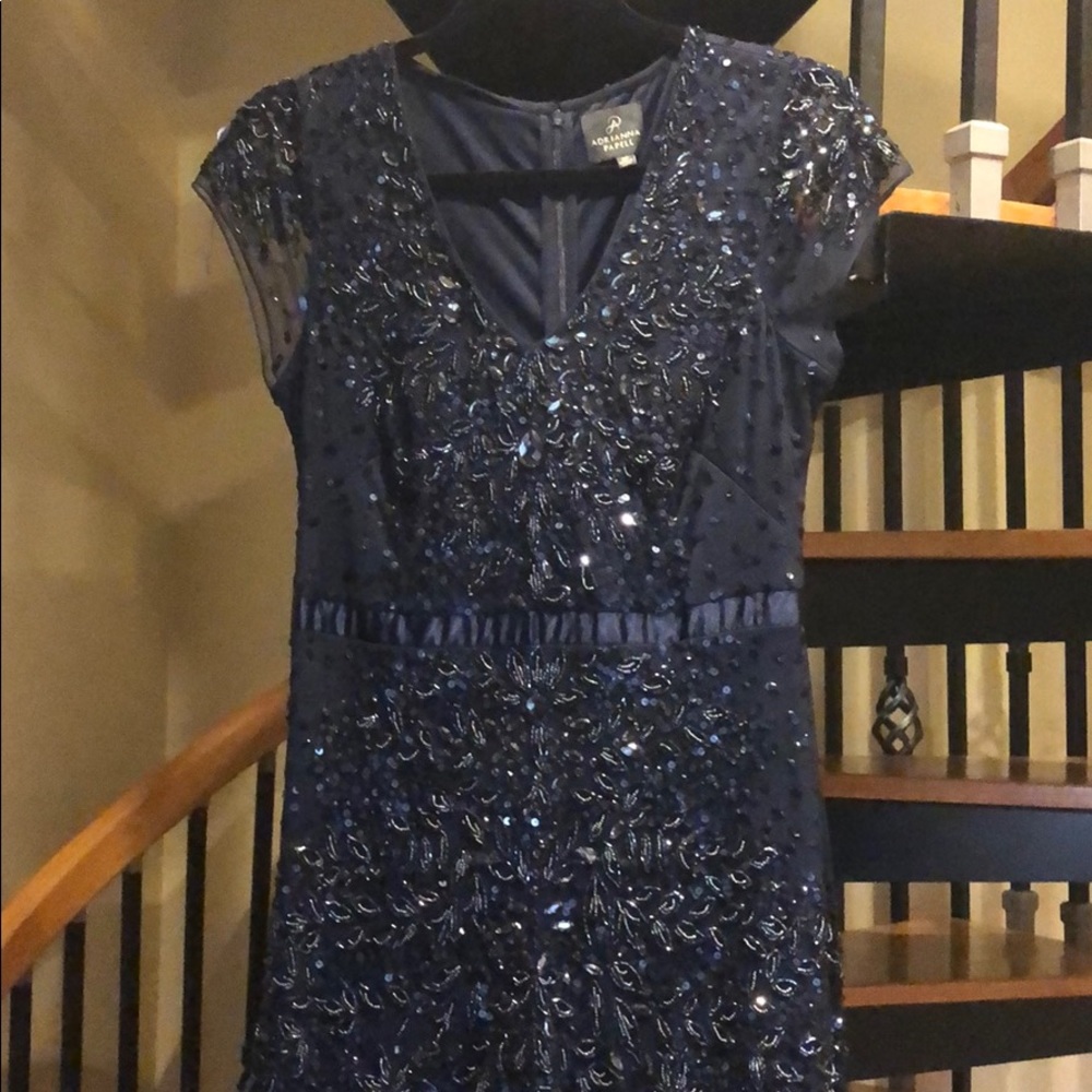Evening beaded gown
